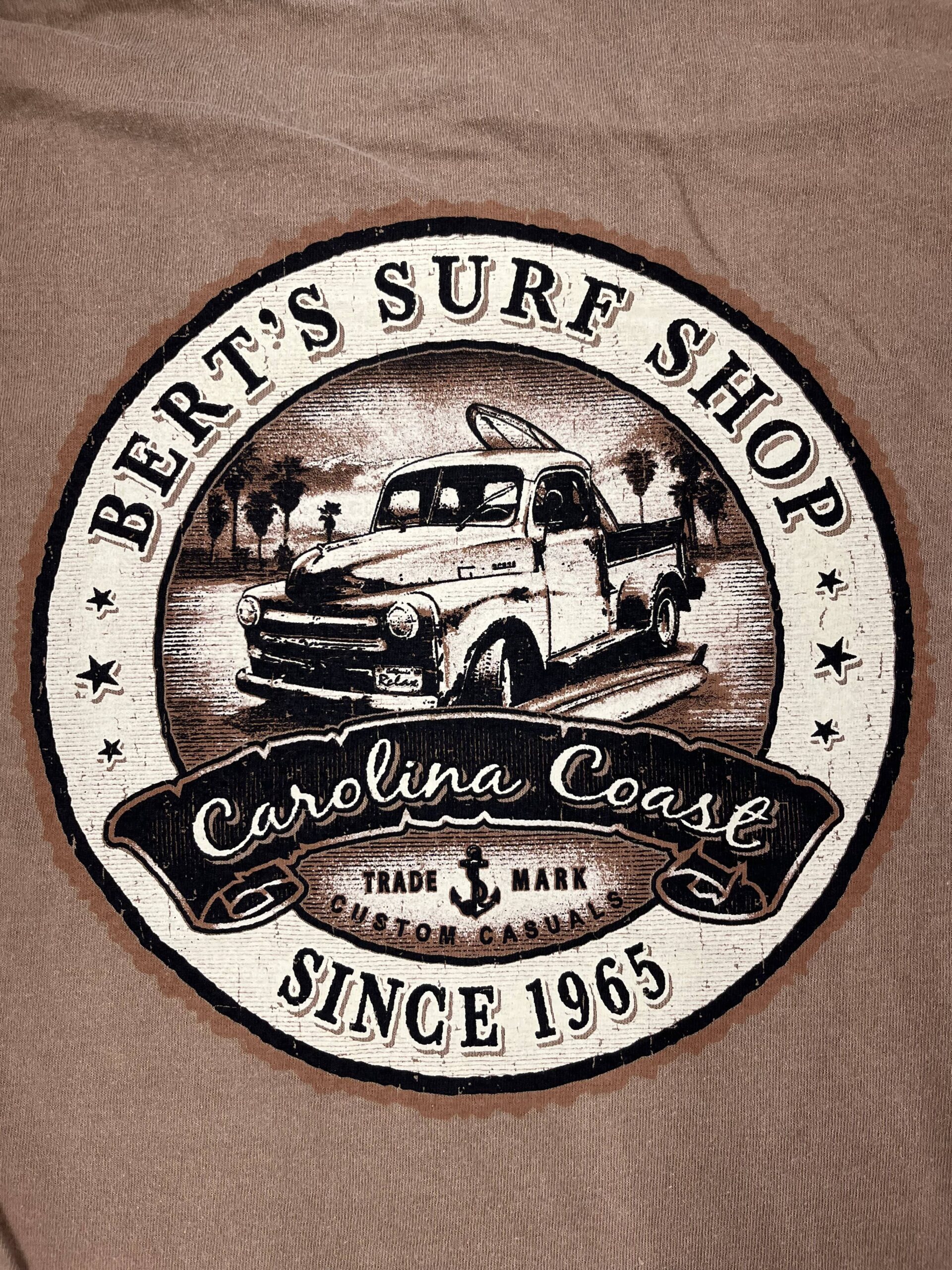 Bert's Surf Shop - Bert's Tee Shirt Circle Surf Truck
