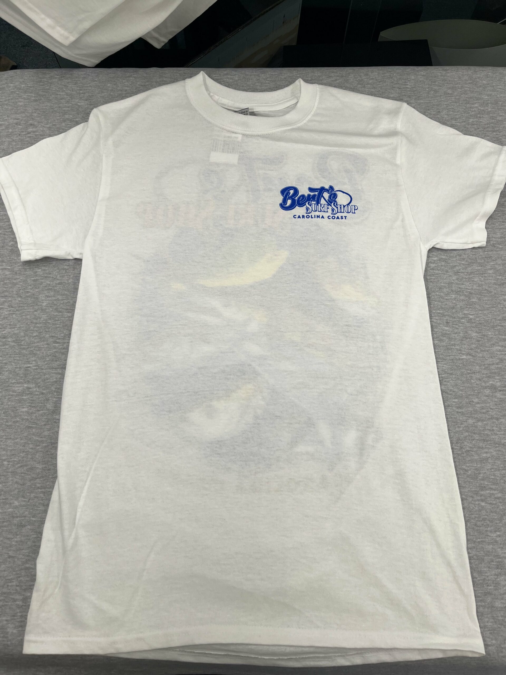 Bert's Surf Shop - Bert's Tee Shirt Fish Collage