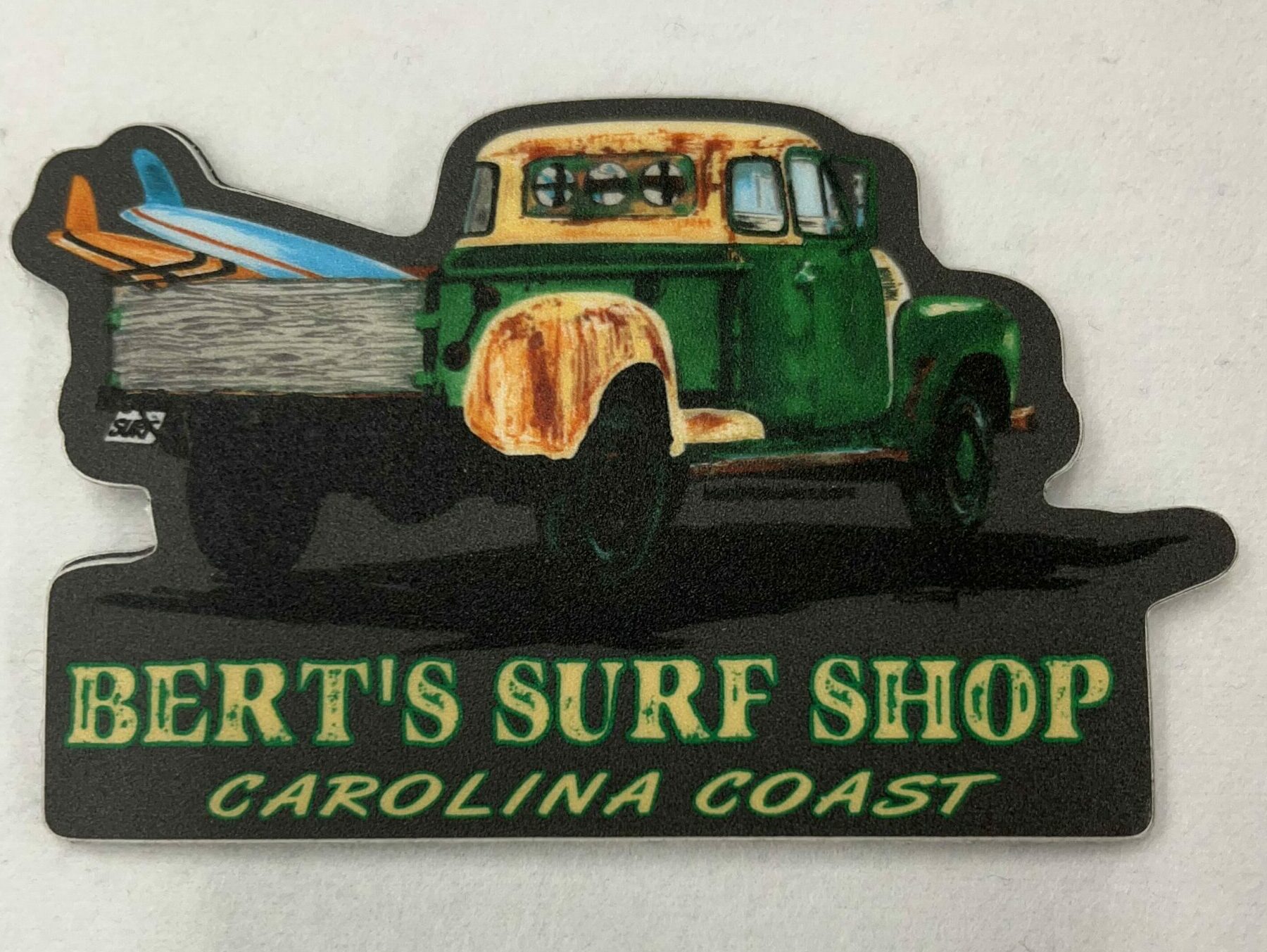 Bert's Surf Shop - Bert's Surf Truck Sticker